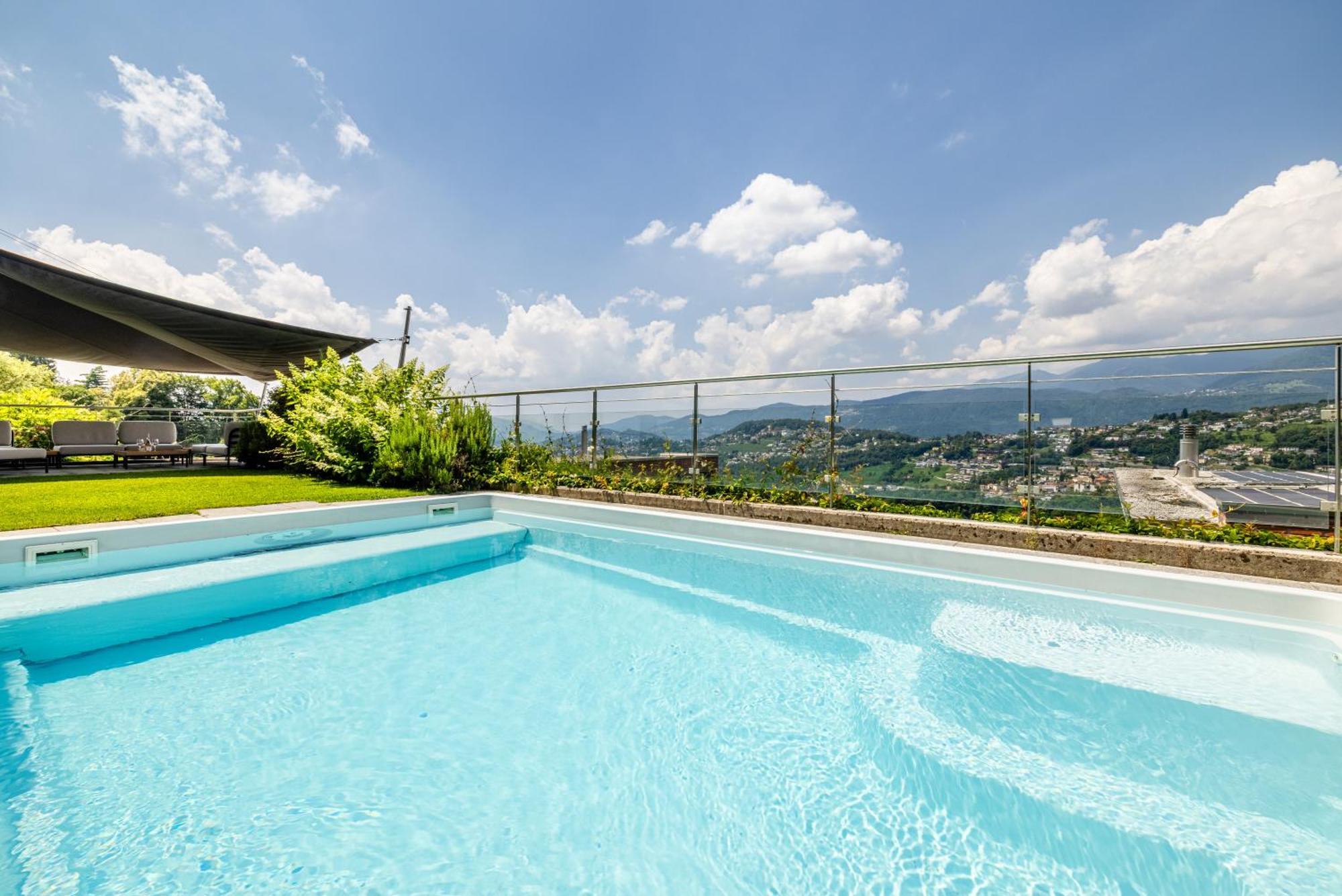 Villa Girandola With Private, Heated Pool ルガーノ エクステリア 写真